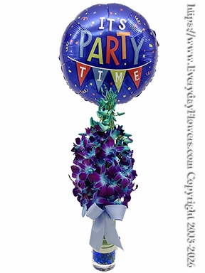 Blue Birthday Orchids
