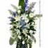Blue Horizon Funeral Flower Standing Spray