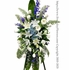Blue Horizon Funeral Flower Standing Spray