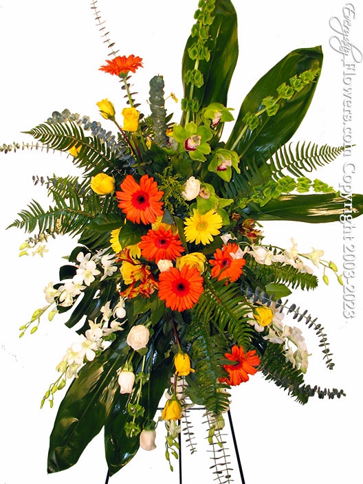Compassion Funeral Flower Standing Spray
