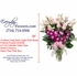 Dozen Light Pink Valentines Roses Long Stem With Vase