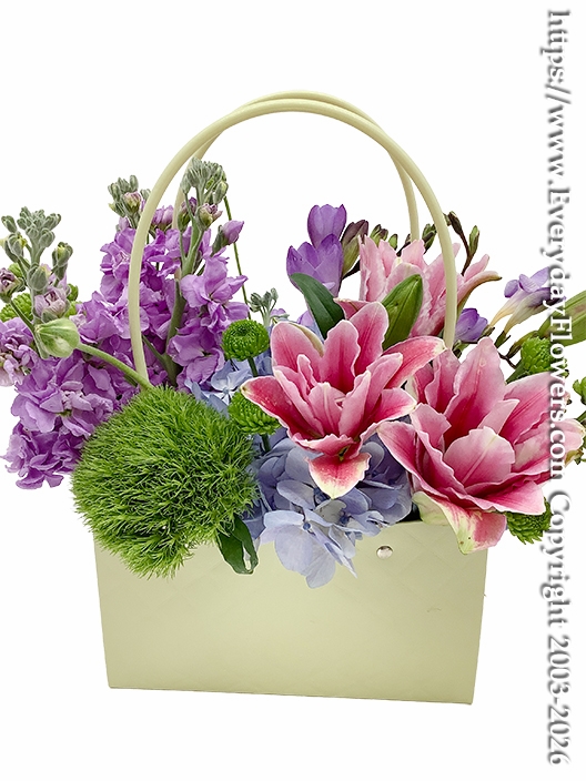 Enchanted Garden Flower Purse