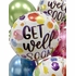 Get Well Watercolor Dots Balloon Bouquet