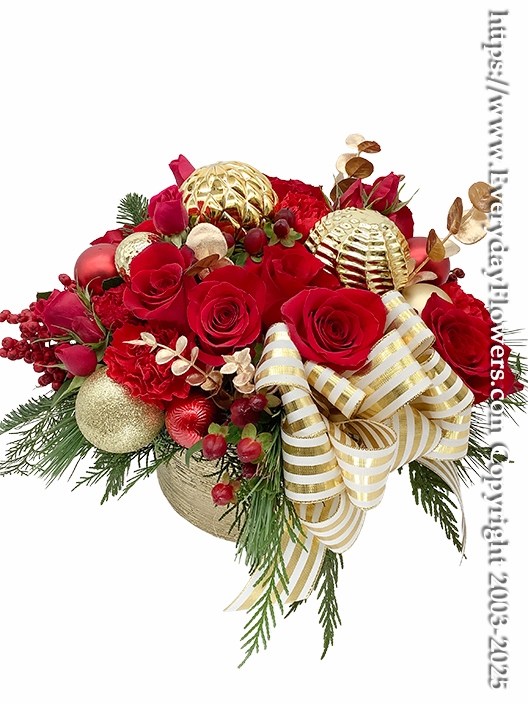 Golden Christmas Bouquet
