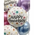 Happy Anniversary Colorful Balloon Bouquet