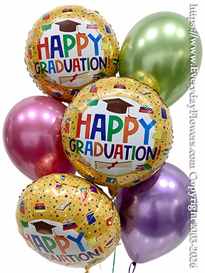 Happy Graduation Balloon Bouquet