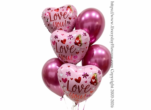 I Love You Balloon Bouquet