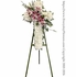 Large Sympathy Cross With Stargazer Lilies