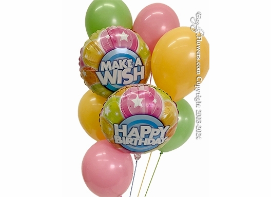 Make a wish Birthday Balloons