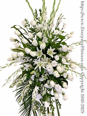 Rose Flower Spray With Stand