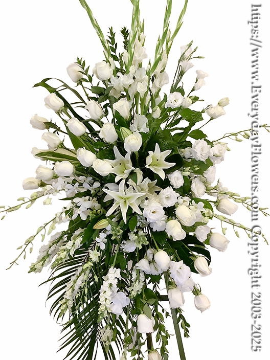 Rose Flower Spray With Stand
