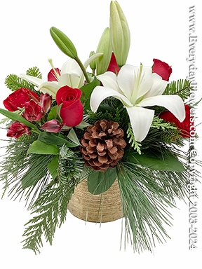 Season's Greetings Flowers