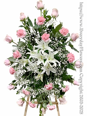 Sentiments of Sympathy Pink & White