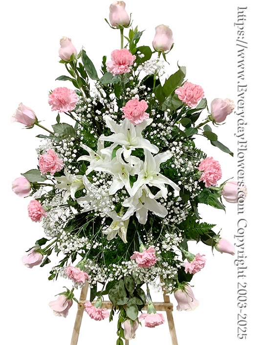 Sentiments of Sympathy Pink & White