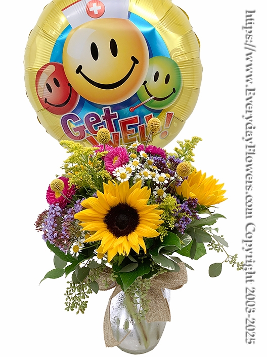 Smiley Get Well Flowers