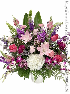 Spring Funeral Flowers Tribute