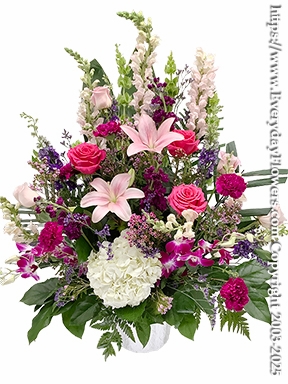 Spring Funeral Flowers Tribute