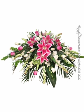 Stargazer Casket Flowers