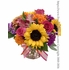 Sunflower Fiesta Present Includes a Paper Wrapped Vase