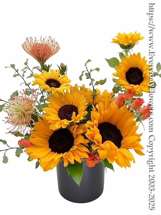 Sunlit Radiance Flower Arrangement