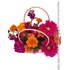 Sunset Sorbet Flower Purse