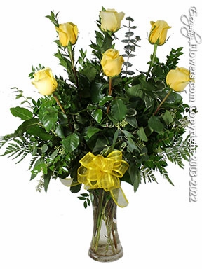 The Yellow Rose Bouquet