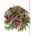 Traditional Holiday Candle Centerpiece Large