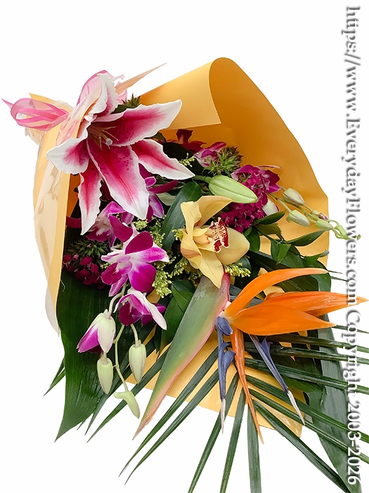 Tropical Bouquet Wrap
