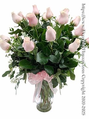 Two Dozen Light Pink Roses