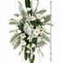White Flower Standing Spray With Stand