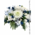 Winter Blue & White Elegance Centerpiece