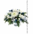 Winter Blue & White Elegance Centerpiece