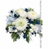 Winter Blue & White Elegance Centerpiece