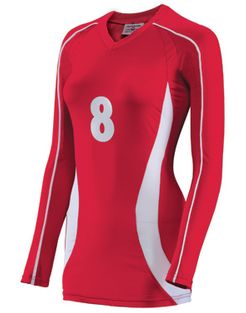 Adult Cobra Moisture Management V-Neck Long Sleeve Jersey