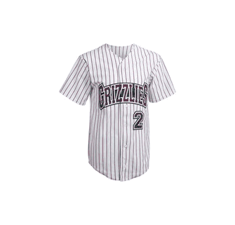 Maillot De Baseball Vintage Teamwork - Rayures Blanches Et Vertes - Taille 4XL
