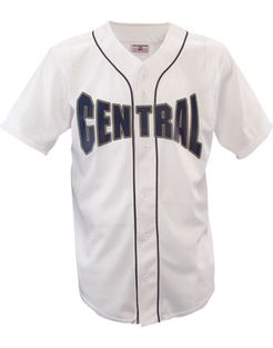 Youth Warning Track Piped Full Button Jersey