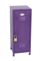 Purple Mini Metal Locker, Purple Kids Mini Metal Locker, Purple Mini Metal Storage Case, 4.25"x4.50"x10.75" high, Steel Construction<BR>FREE STANDARD SHIPPING IN LOWER U.S. 48 STATES AND WASHINGTON D. C.