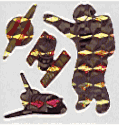 400 Prismatic Astronaut Stickers in roll of 100 modules (2" x 2"), Each Sticker 1-3/4"<BR>(FREE STANDARD SHIPPING IN U.S.)