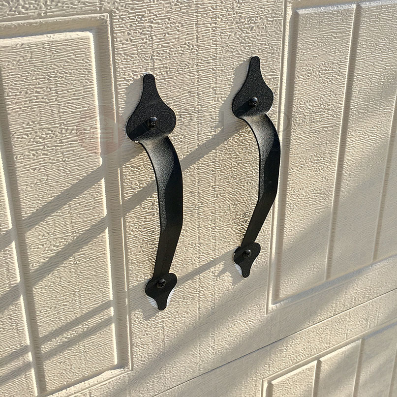 Stamped Steel Yorktown Pull Handle Decorative Garage Door Hardware