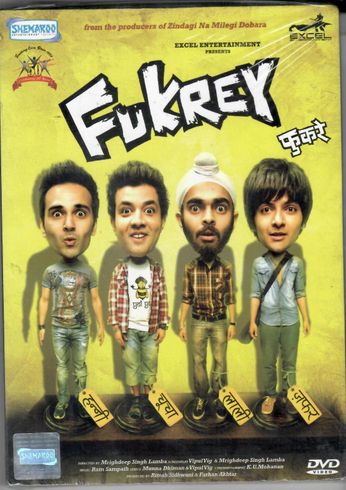 Fukrey - Pulkit Samrat, Ali Fazal - Bollywood Hindi Movie new DVD