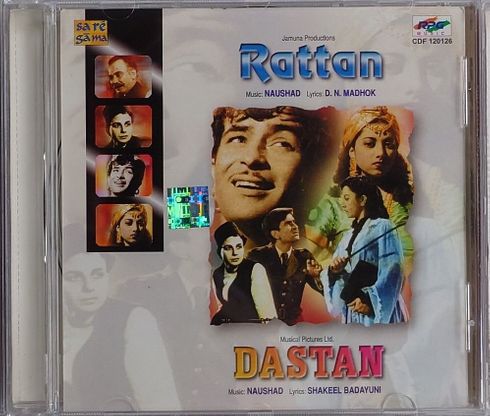 RATTAN /  DASTAN HINDI COMBO CD/MUSIC BY NAUSHAD new