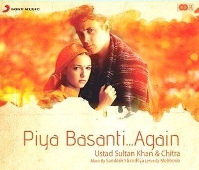USTAD SULTAN KHAN - Piya Basanti....again - Ustad Sultan Khan & Chitra 2 CD set new