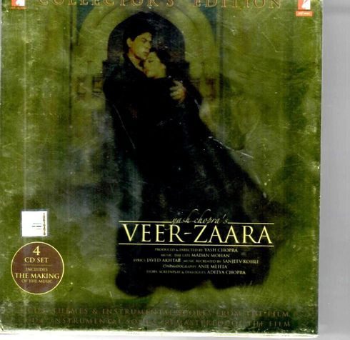 Veer Zaara 4 CD set rare - music Madan Mohan Brand New CD