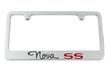 1963 1964 Chevrolet Nova SS Engraved License Plate Frame Custom Colors