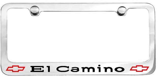 1967 1970-1977 Chevrolet El Camino Engraved License Plate Frame