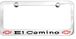1967 1970-1977 Chevrolet El Camino Engraved License Plate Frame