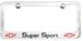 1967 Super Sport Engraved License Plate Frame