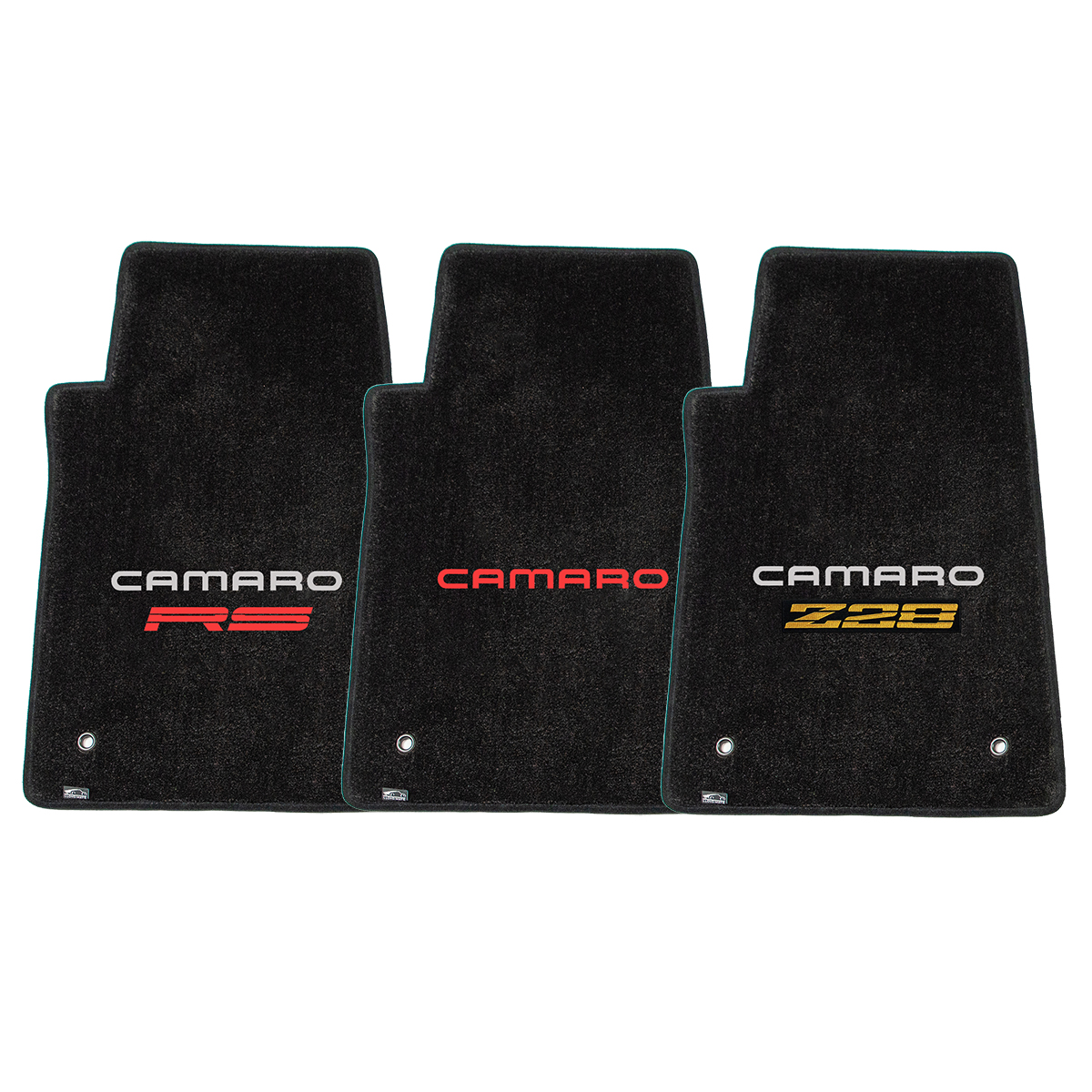 Lloyd Mats 4-Piece Black Carpet Floor Mats For 1982-1992 Chevy Camaro – White Z28 Logo On Fronts