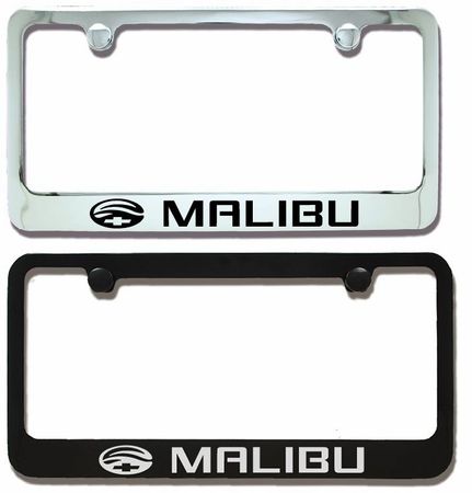 2006 2007 Malibu  Engraved License Plate Frame