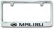 2006 2007 Malibu  Engraved License Plate Frame
